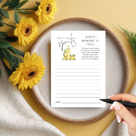 Kärlek 1:a Spritz - spel för Möhippa av minne Inbjudningar