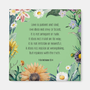 Kärlek, 1 Corinthians 13:4, Magnet