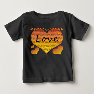Kärlek 1 Corinthians 13 Hearts Tee