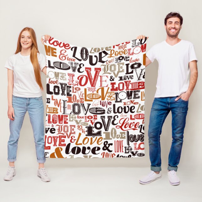 KÄRLEK 1 FLEECEFILT (På plats)