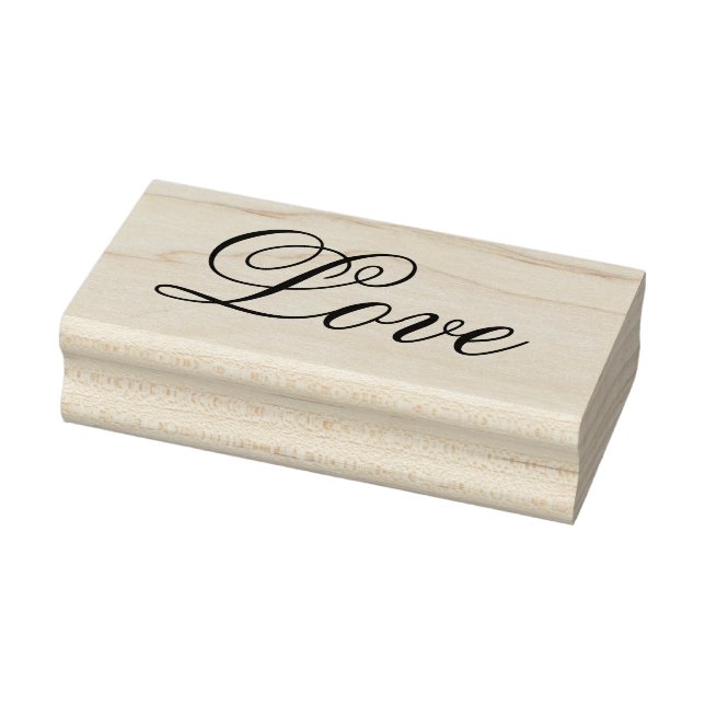 KÄRLEK 1"x2.5" Rubber Frimärke / flamländska Stämpel (Stämpel)