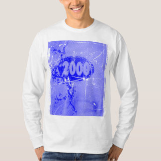 Kärlek 2000 - Blå Vintage - T-Shirt