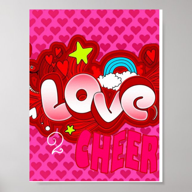 KÄRLEK 2 CHEER POSTER (Framsidan)