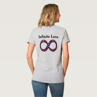 Kärlek 2 Infinitetssymbol T-skirt Tee Shirt