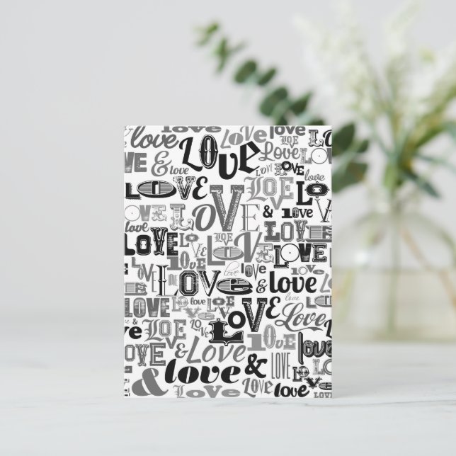 Kärlek 3 vykort (Stående Fram)