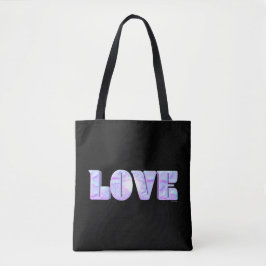 KÄRLEK, 3D-design, Modern, Unik, Snyggt Tote Bag Tygkasse