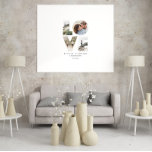 Kärlek 4 fotoenkel, modern personlig-gåva canva canvastryck<br><div class="desc">Kärlek 4-foto,  enkel modern personlig-årsdag,  bröllop,  födelsedagspresent eller julklapp för den du kärlek.</div>