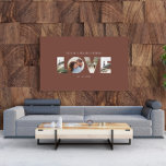 Kärlek 4 fotoenkel, modern personlig-gåva canva canvastryck<br><div class="desc">Kärlek 4-foto,  enkel modern personlig-årsdag,  bröllop,  födelsedagspresent eller julklapp för den du kärlek.</div>