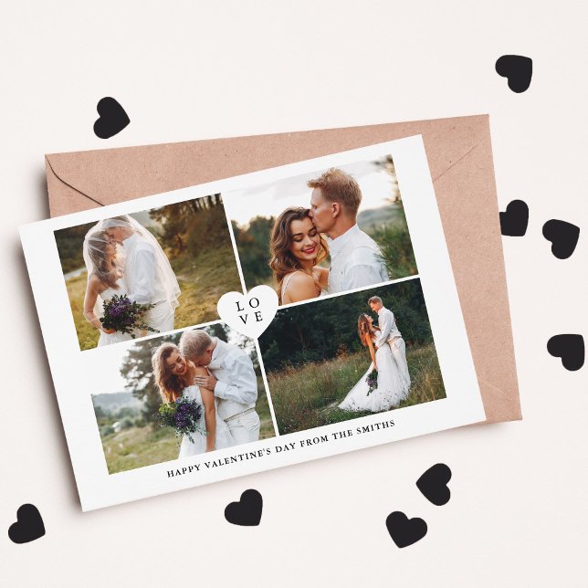 "Kärlek" 4 Fotogalleriet Valentines day Julkort (Skapare uppladdad)
