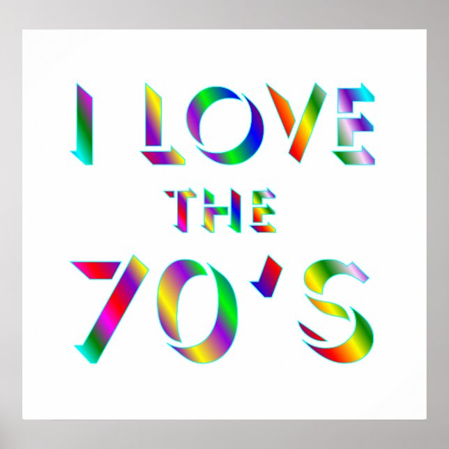 Kärlek 70:s Poster (Framsidan)