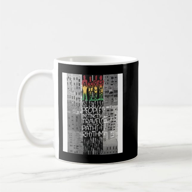 Kärlek A 80-talets musikband i Hip hop Stil krävde Kaffemugg (Vänster)