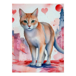 Kärlek a Cat Perfect Poster