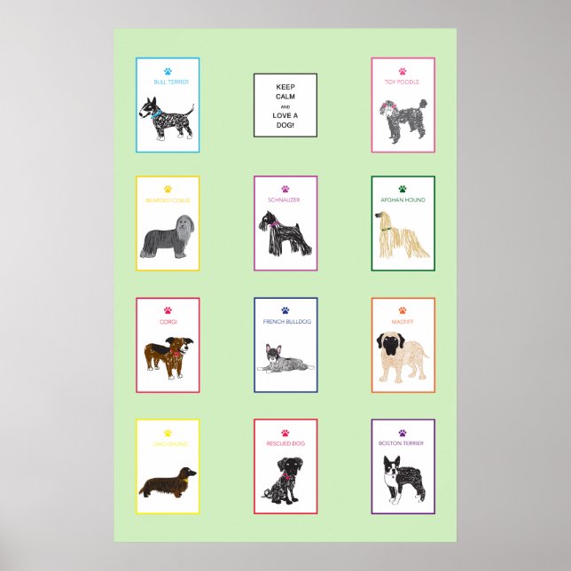 KÄRLEK A HUND POSTER (Framsidan)