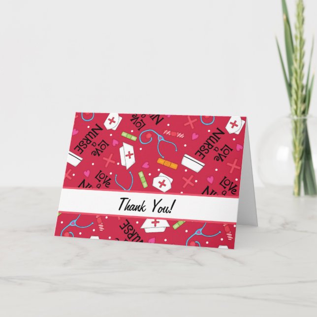 Kärlek a Nurse Tack Medical Art Red (Framsida)