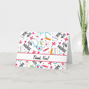 Kärlek a Nurse Tack Medical Art White