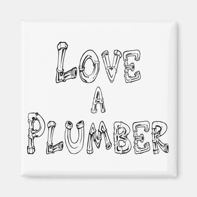 Kärlek a Plumber Magnet (Framsidan)