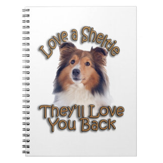 Kärlek A Sheltie Anteckningsbok