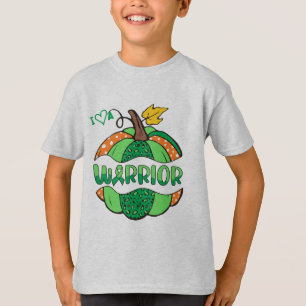 Kärlek a Warrior Pumpkin - Grönt T Shirt