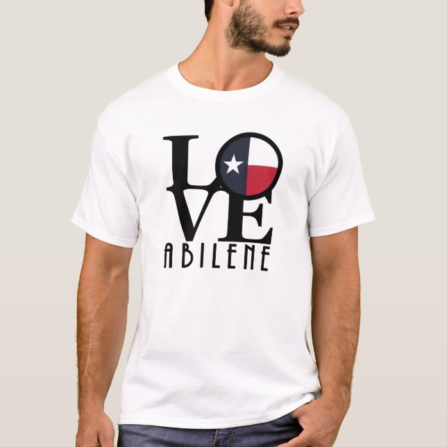 KÄRLEK Abilene Texas T Shirt (Framsida)