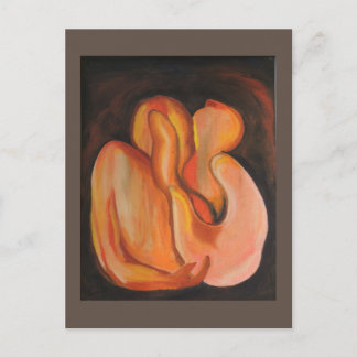 Kärlek - Abstrakt efter Gene Foltuz Mini Print Vykort