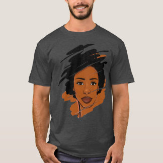 Kärlek African Woman Turban Woman African Beauty T Shirt