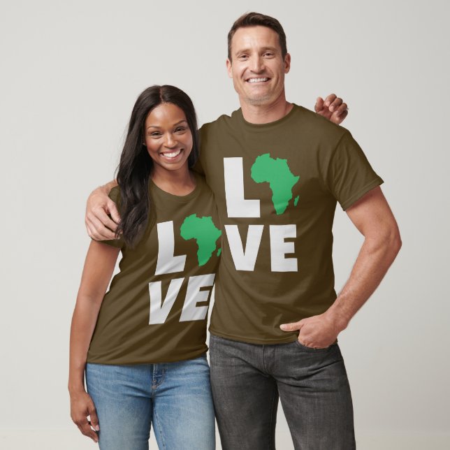Kärlek Afrika T-Shirt (Unisex)