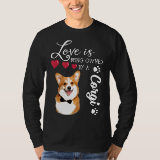 Kärlek ägs av en Corgi T-familj T Shirt