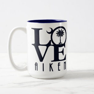 KÄRLEK Aiken South Carolina 15oz Två-Tonad Mugg