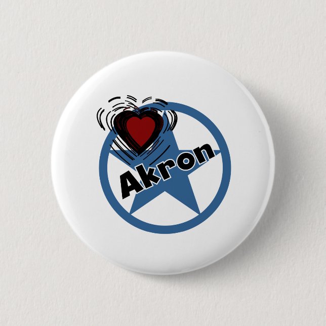 Kärlek Akron Knapp (Framsida)