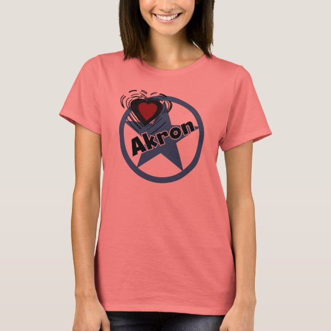 Kärlek Akron T-shirt (Framsida)