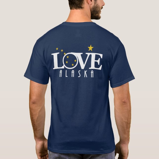 KÄRLEK Alaska (återtryck) T Shirt (Baksida)