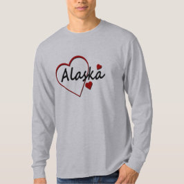 Kärlek Alaska Hearts Manar Långärmad T-shirt