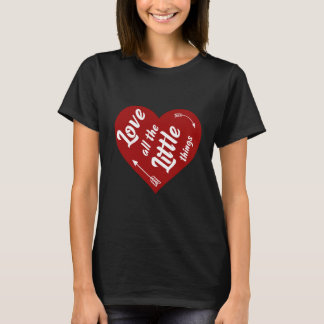 kärlek all liten sak-design t shirt