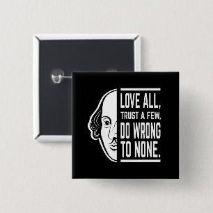 Kärlek All Trust A few Shakespeare Citat Thespian Knapp