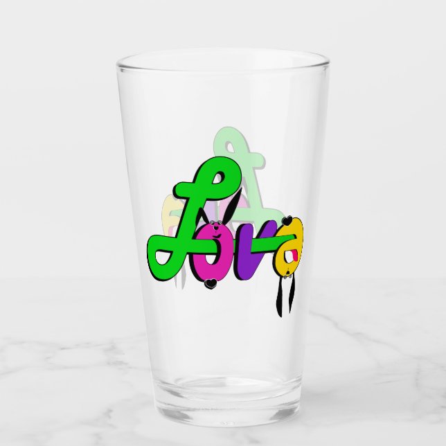 Kärlek, Alla hjärtans dag Glaskopp (Framsida)