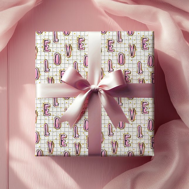 KÄRLEK Alla hjärtans dag Presentpapper (Skapare uppladdad)