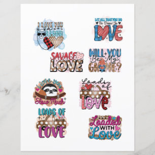 Kärlek Alla hjärtans dag Romantiska Scrapbook-elem