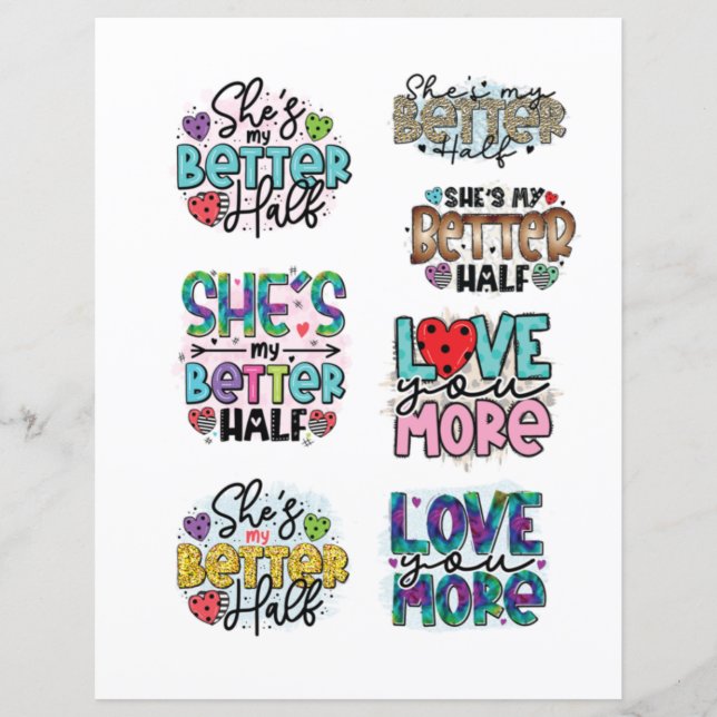 Kärlek Alla hjärtans dag Romantiska Scrapbook-elem (Framsida)