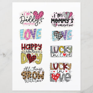Kärlek Alla hjärtans dag Romantiska Scrapbook-elem