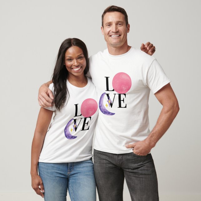 Kärlek Alla hjärtans dag T Shirt (Unisex)