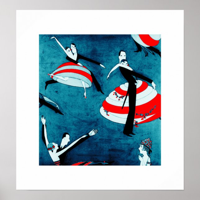 Kärlek. Alla hjärtans dag - utskrift av konstdekan Poster (Framsidan)