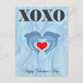 Kärlek Alla hjärtans dag xoxo Vykort