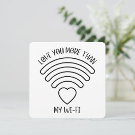 Kärlek - Alla hjärtans dagskort Tack Kort