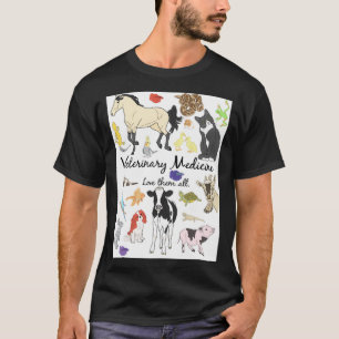 Kärlek Alla veterinärmedicinska läkemedel T Shirt