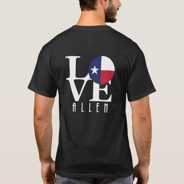 KÄRLEK Allen Texas T Shirt (Baksida)