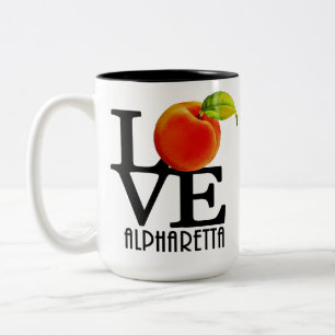 KÄRLEK Alpharetta Georgia 15oz Två-Tonad Mugg