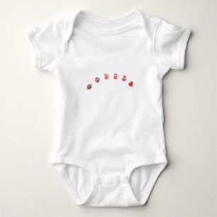 Kärlek American Football - Gridiron Fläkt Heart T Shirt