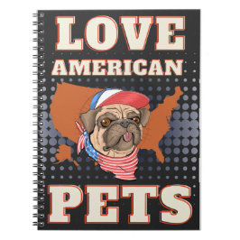 KÄRLEK AMERICAN PETS ANTECKNINGSBOK
