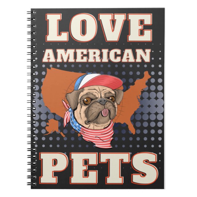KÄRLEK AMERICAN PETS ANTECKNINGSBOK (Framsidan)