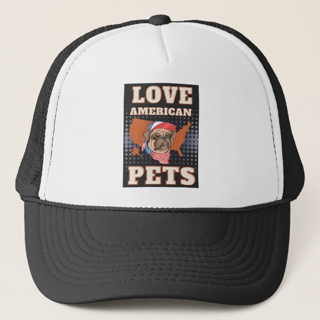KÄRLEK AMERICAN PETS KEPS (Framsida)